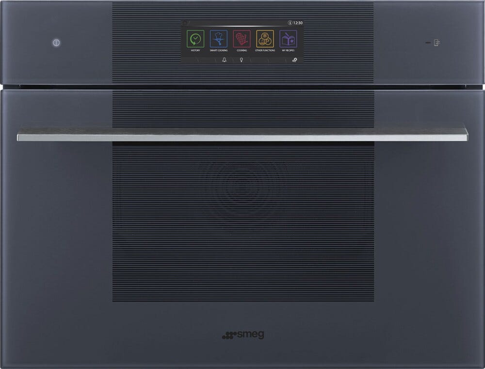 Smeg SO4106WAPG Linea Omnichef Forno combinato a microonde e vapore cm. 60 h. 46 - Neptune Grey