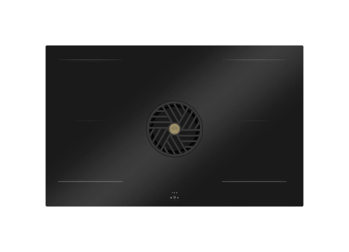 Bertazzoni P804ICH2M30NT Modern Piano cottura induzione cm. 83 con cappa integrata da 640 m3/h - vetro nero
