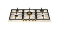 Bertazzoni P905CHERAG Heritage Piano cottura a gas 5 fuochi cm 90 - avorio / oro