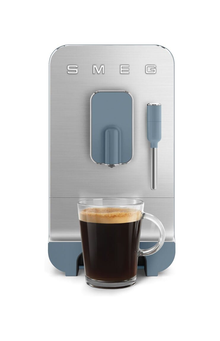 Smeg Selection BCC12SBMEU Macchina da caffè automatica con lancia a vapore - storm blue
