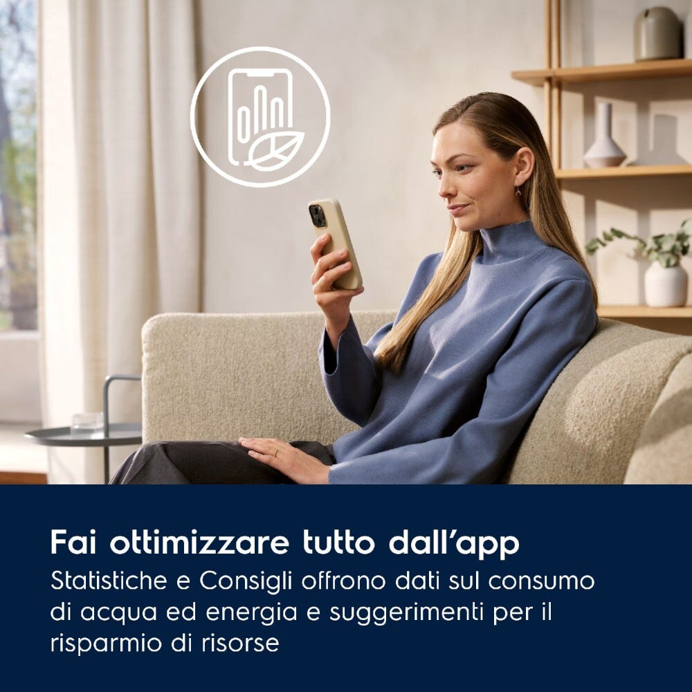 Electrolux EW7F510Y serie 700 SteamCare Lavatrice cm. 60 - capacità 10 kg - bianco