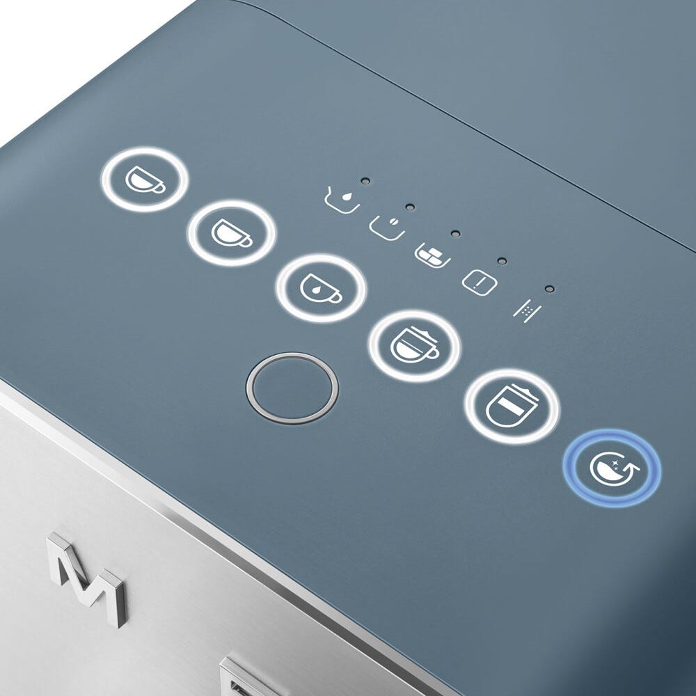 Smeg Selection BCC13SBMEU Macchina da caffè automatica con sistema latte - storm blue