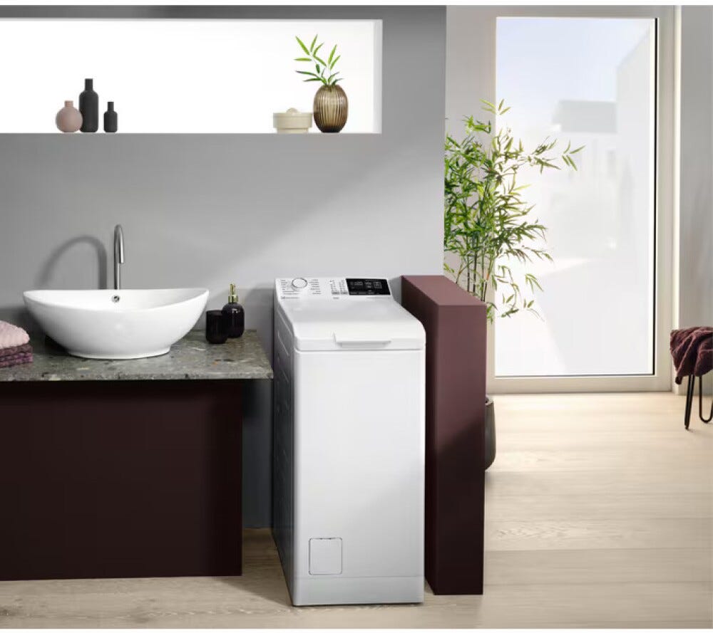Electrolux EW6T426A serie 600 SensiCare Lavatrice a carica dall'alto cm. 40 - 6 kg - bianco