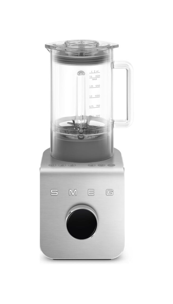 Smeg Selection BLC02BLMEU Frullatore ad alte prestazioni con pompa sottovuoto - nero opaco