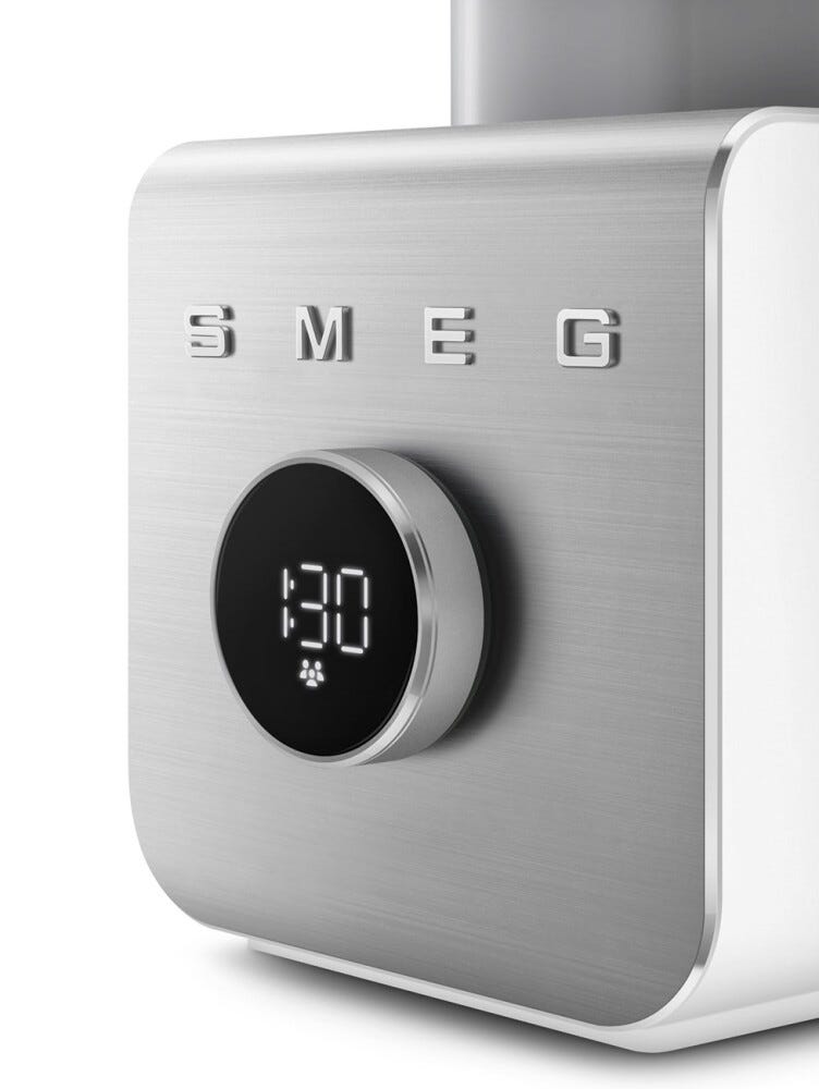 Smeg Selection BLC02WHMEU Frullatore ad alte prestazioni con pompa sottovuoto - bianco opaco