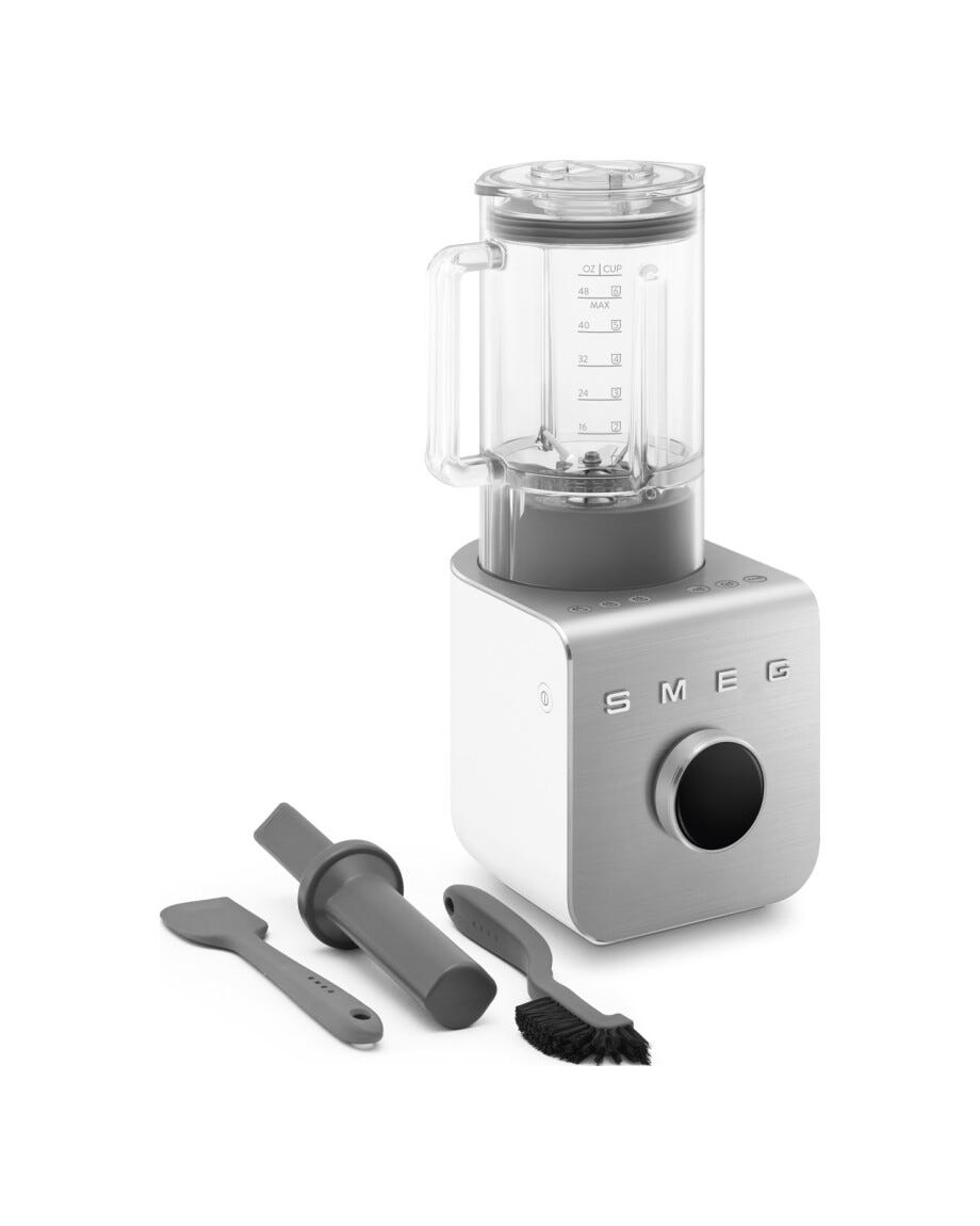 Smeg Selection BLC02WHMEU Frullatore ad alte prestazioni con pompa sottovuoto - bianco opaco