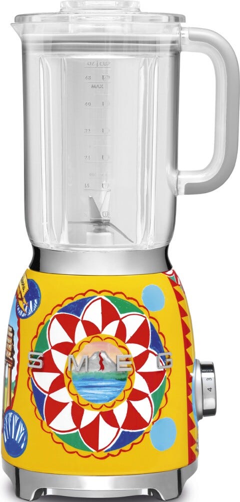 Smeg Selection BLF01DGEU 50'S Style Sicily is my love Frullatore da tavolo - decorato lucido