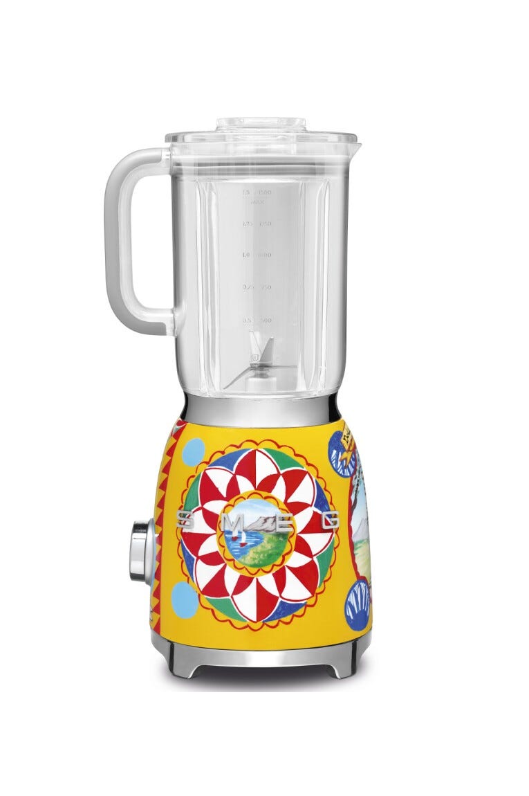 Smeg Selection BLF01DGEU 50'S Style Sicily is my love Frullatore da tavolo - decorato lucido