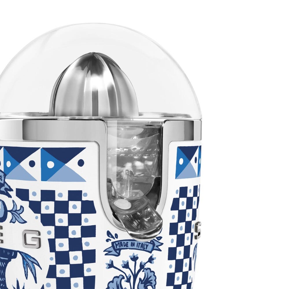 Smeg Selection CJF01DGBEU 50's Style Blu Mediterraneo Spremiagrumi - decorato lucido