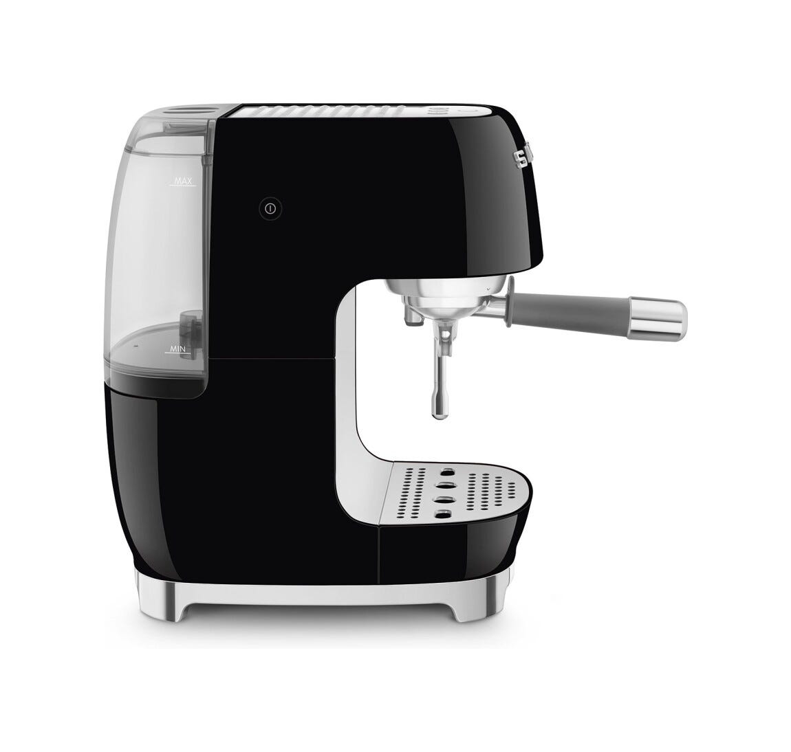 Smeg Selection ECF03BLEU 50'S Style Macchina da caffè espresso manuale con cold Brew - nero lucido