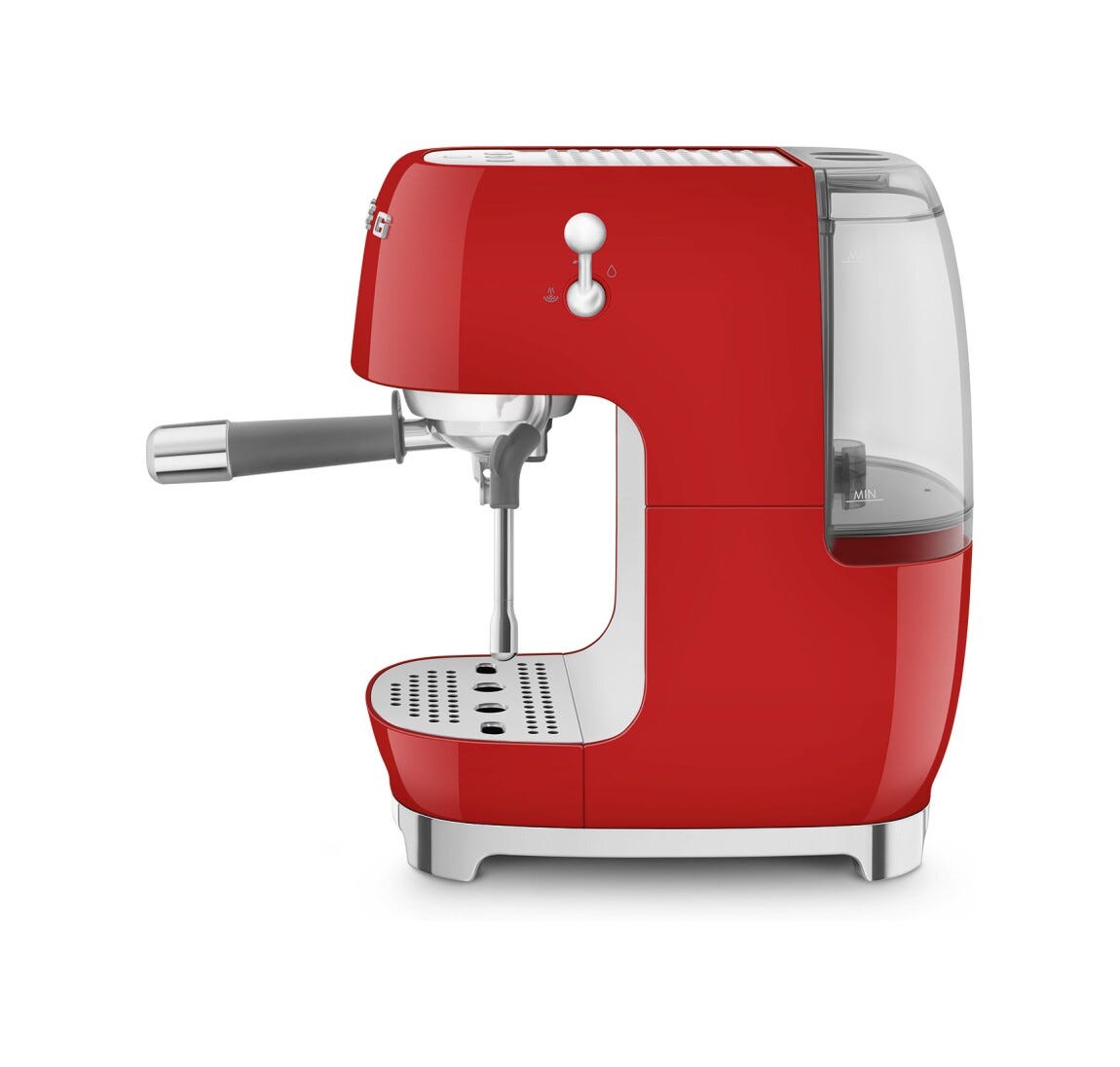 Smeg Selection ECF03RDEU 50'S Style Macchina da caffè espresso manuale con cold brew - rosso lucido