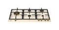 Bertazzoni P905LHERAG Heritage Piano cottura a gas 5 fuochi cm 90 - avorio / oro