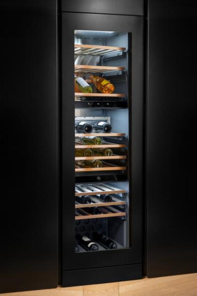 Bertazzoni RWC177B4TPNP Modern Cantina vino ad incasso cm. 56 h. 177 - 88 bottiglie - nero