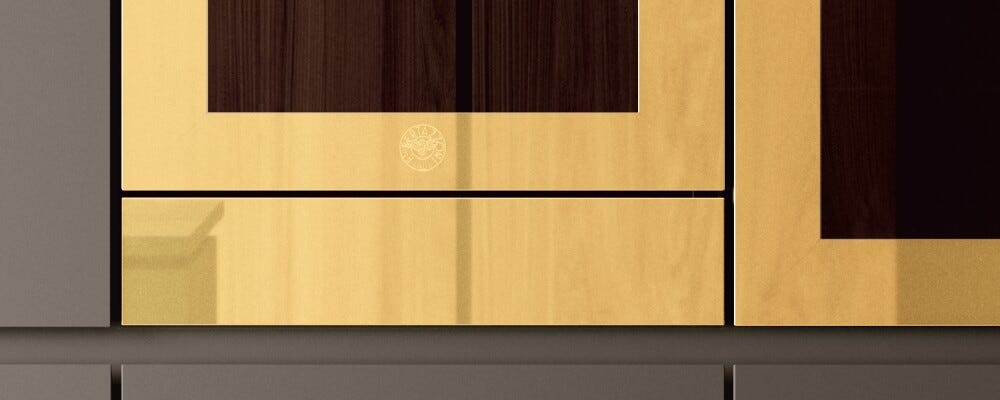 Bertazzoni WD60G Modern Cassetto scaldavivande cm 60 h 15 - oro specchio