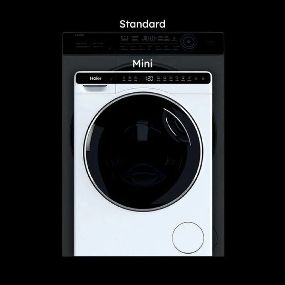 Haier HW50-BP12307U1 Mini Drum Lavatrice cm. 51 h. 70 - capacità 5 kg - bianco