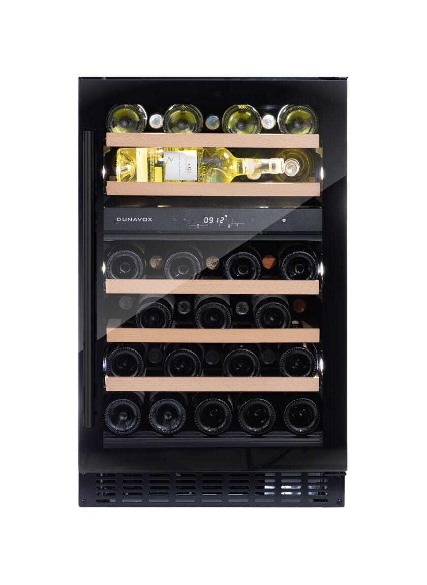 Dunavox DAUF-38.100DB Flow-38 Cantina vini cm. 50 - 38 bottiglie - nero