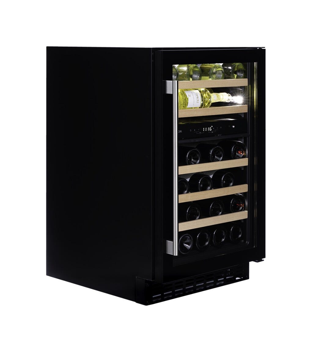 Dunavox DAUF-38.100DB Flow-38 Cantina vini cm. 50 - 38 bottiglie - nero