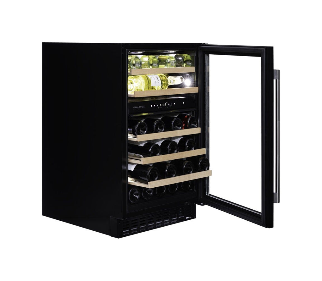 Dunavox DAUF-38.100DB Flow-38 Cantina vini cm. 50 - 38 bottiglie - nero