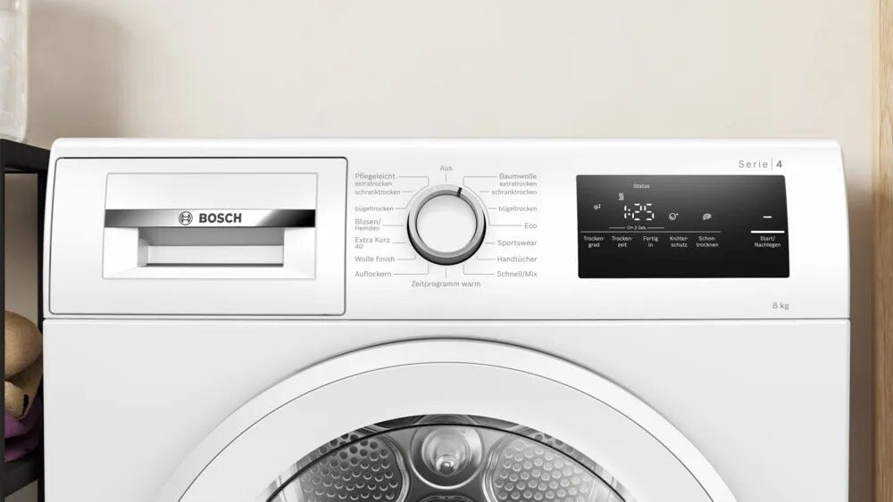 Bosch WTH85V94 4 Asciugatrice cm. 60 - capacità 8 kg - bianco