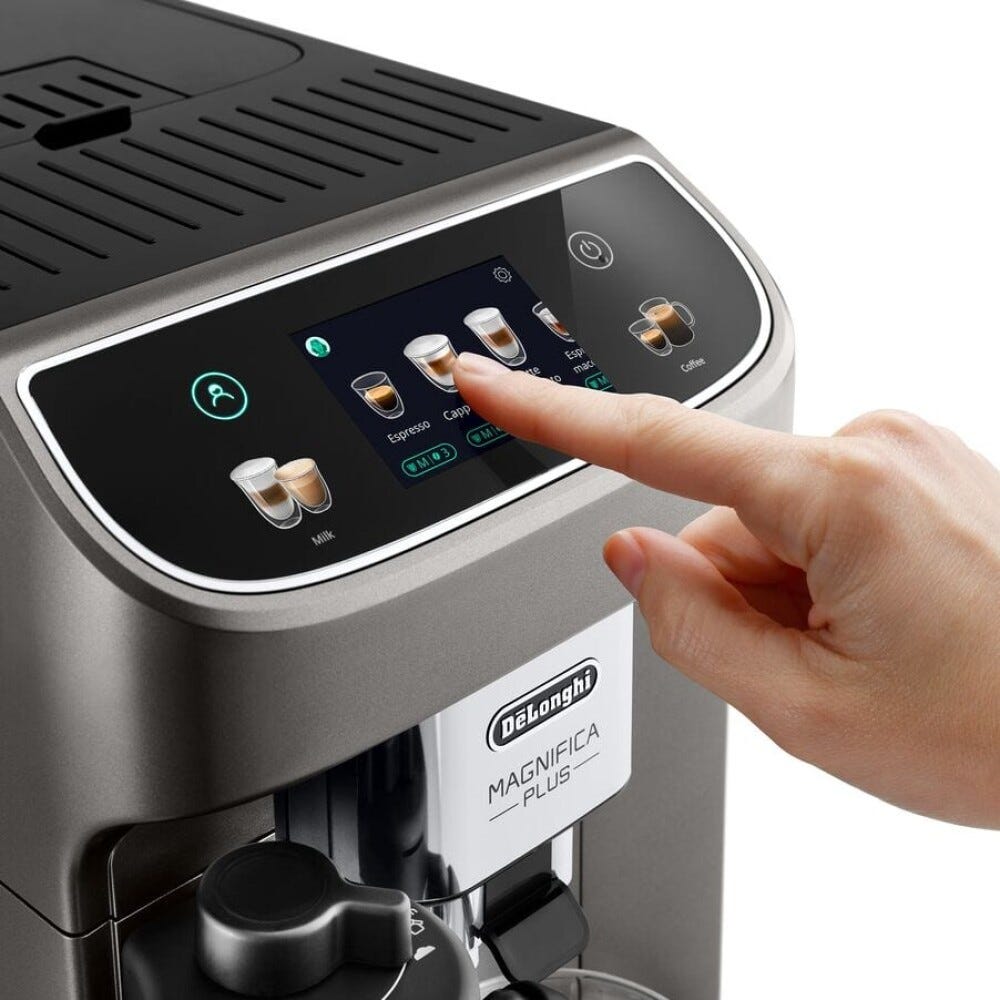 De Longhi ECAM320.70.TB Magnifica Plus Macchina per caffè automatica - nero titanio