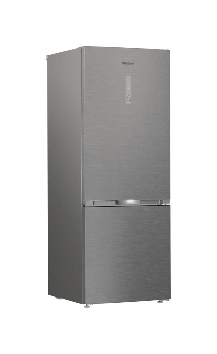 Whirlpool WHK2 6493 X5E . Frigorifero combinato a libera installazione, 490 l, inox