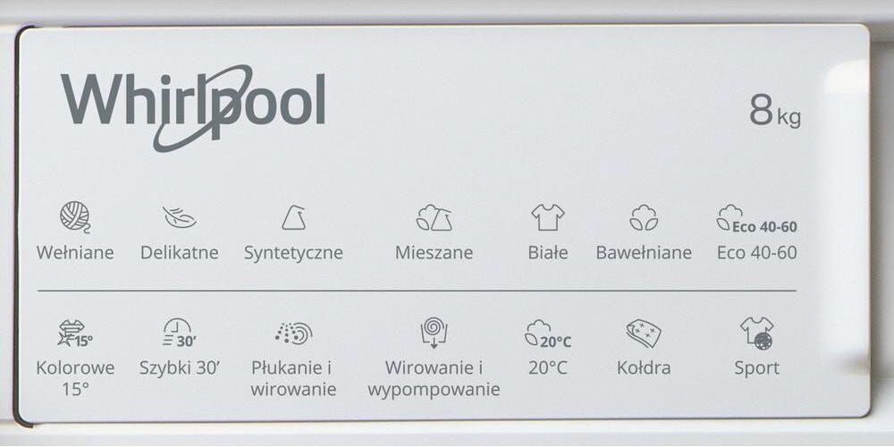Whirlpool BI WMWG 81485 PL . Lavatrice da incasso cm. 60, 8 kg, tecnologia 6th Sense