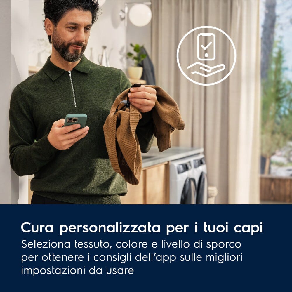 Electrolux EW7H49YB Serie 700 DelicateCare Asciugatrice cm. 60 - capacità 9 kg - bianco