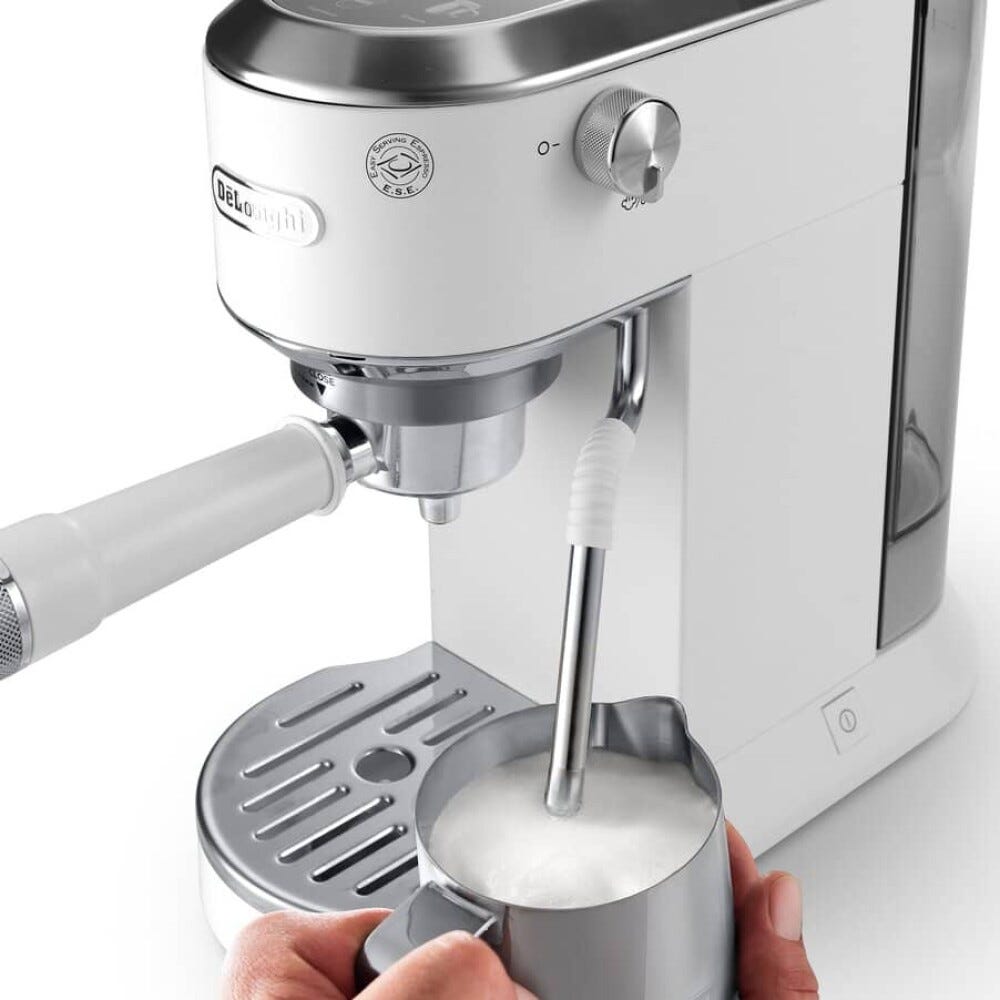 De Longhi EC890.WI Dedica Duo Macchina per caffè manuale - bianco