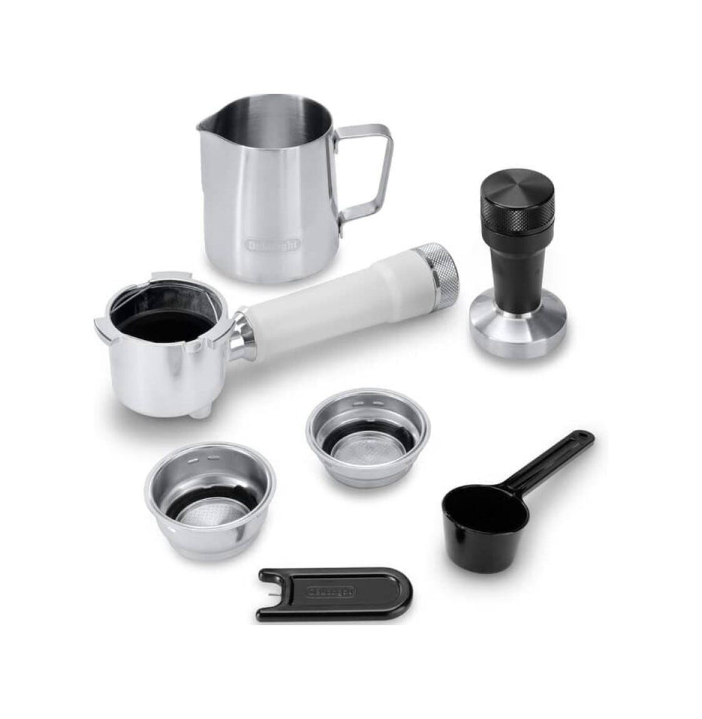 De Longhi EC890.WI Dedica Duo Macchina per caffè manuale - bianco