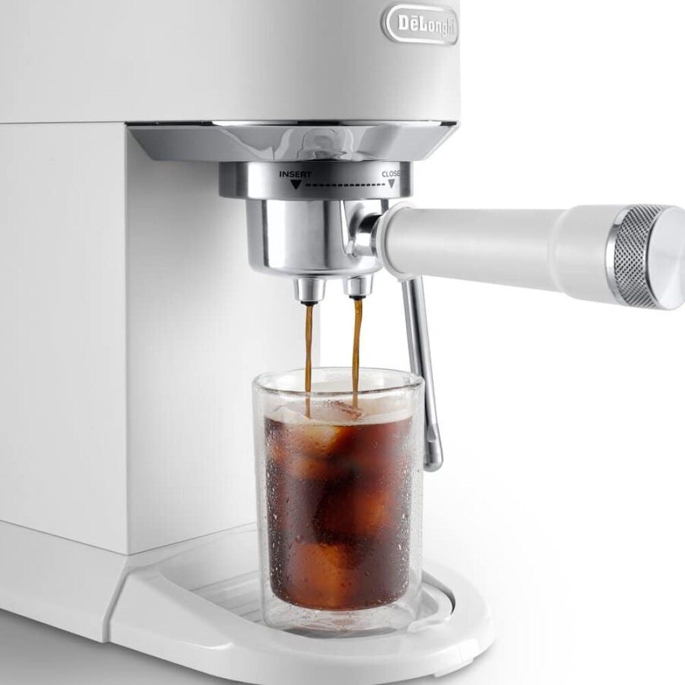 De Longhi EC890.WI Dedica Duo Macchina per caffè manuale - bianco
