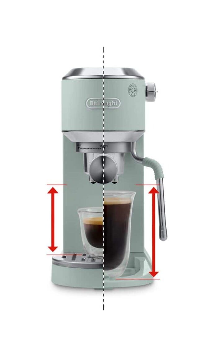 De Longhi EC890.GR Dedica Duo Macchina per caffè manuale - verde