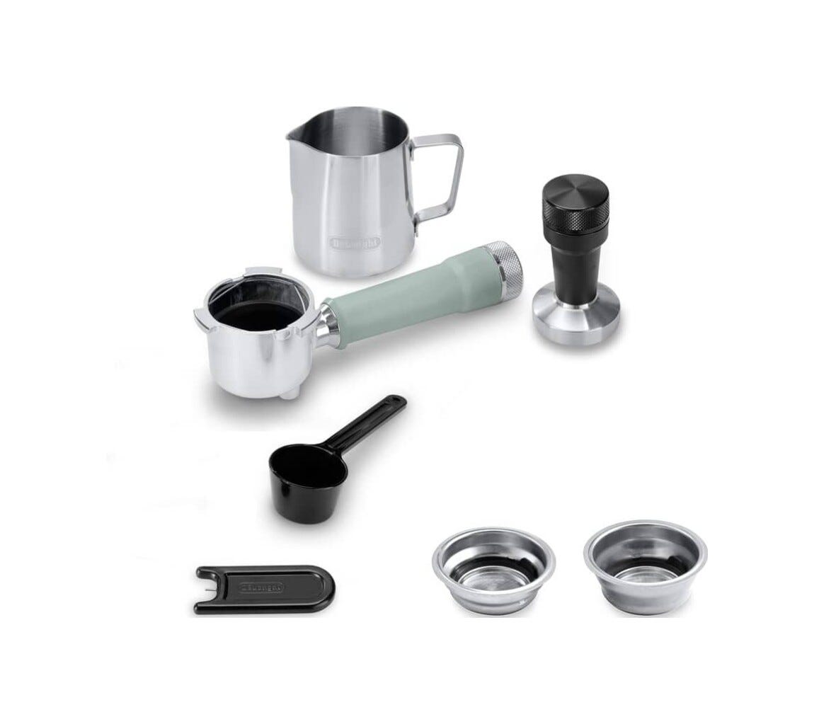 De Longhi EC890.GR Dedica Duo Macchina per caffè manuale - verde