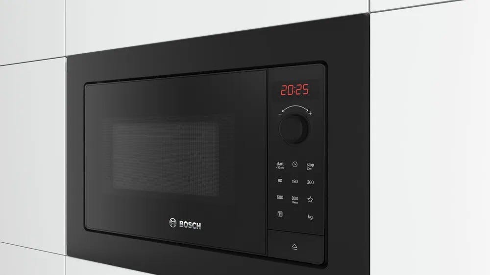 Bosch BFL623MB4 2 Forno microonde da incasso cm. 60 h. 38 - nero