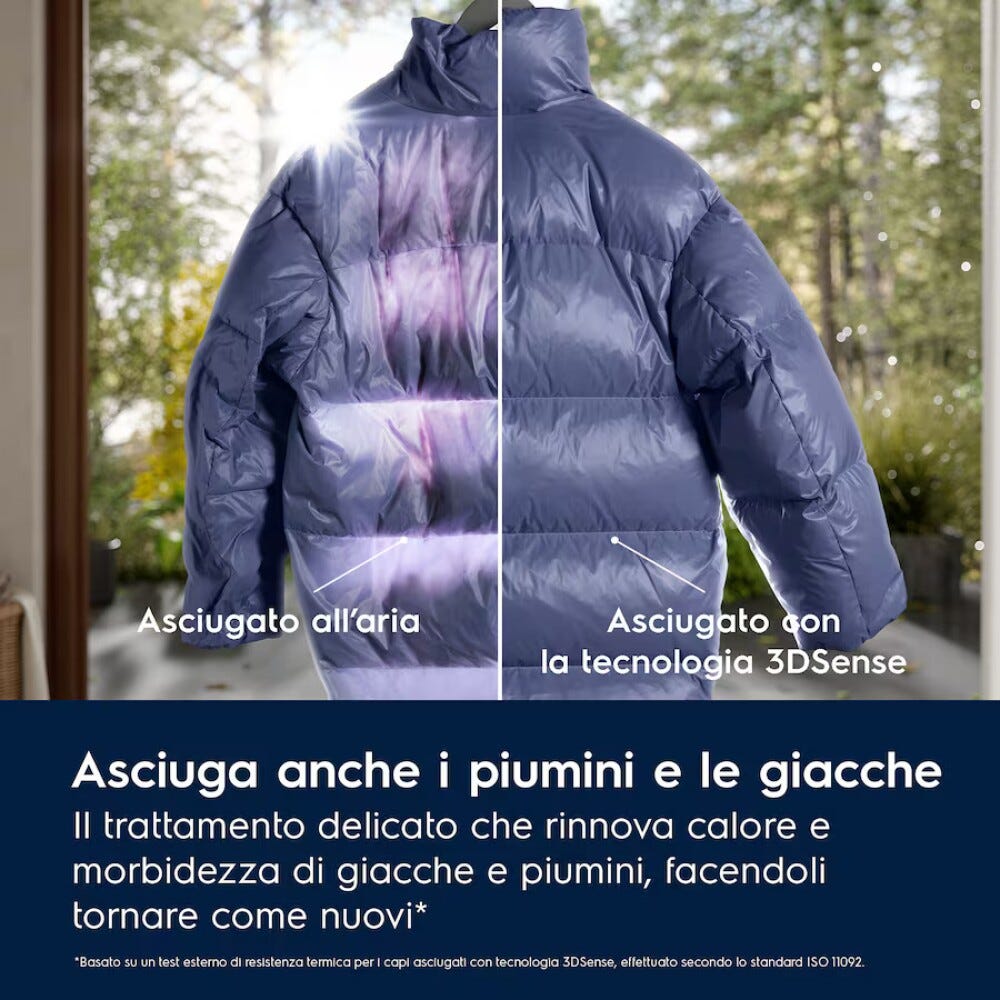 Electrolux EW9H79A Serie 900 PerfectCare Asciugatrice cm. 60 - capacità 9 kg - bianco