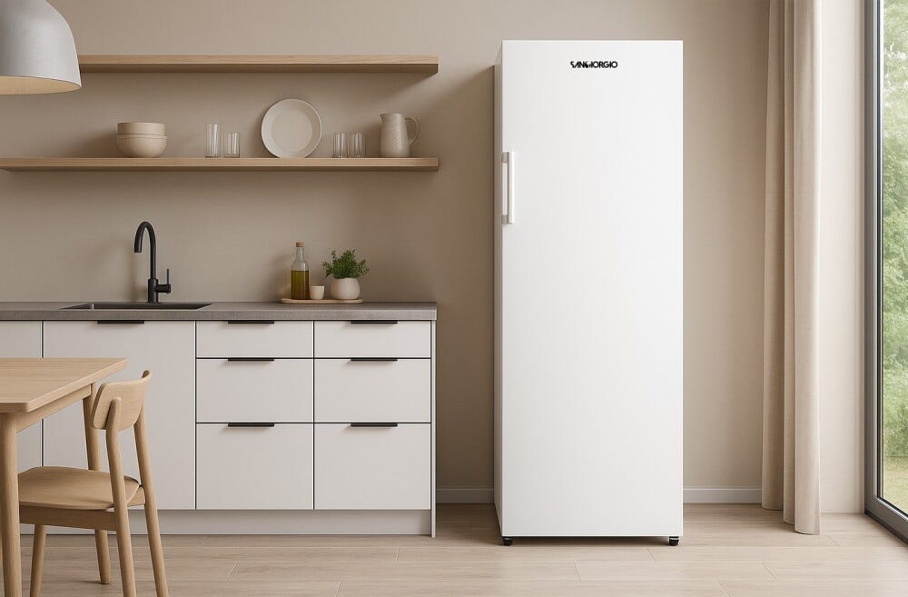 SanGiorgio SF18SWE Congelatore verticale a libera installazione cm. 55 h. 143 - lt. 165 - bianco