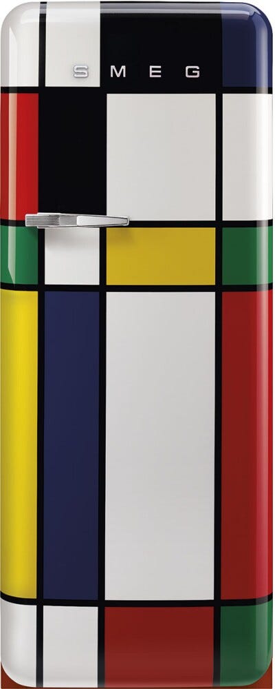 Smeg Selection FAB28RDMC6 50's Style Frigorifero con congelatore a libera installazione cm. 60 h. 150 - lt. 244 - multicolor