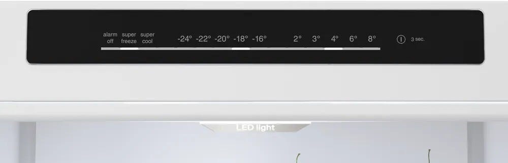 Bosch KGN392LAG 4 Frigorifero con congelatore a libera installazione cm. 60 h. 203 - lt. 363 - metal look