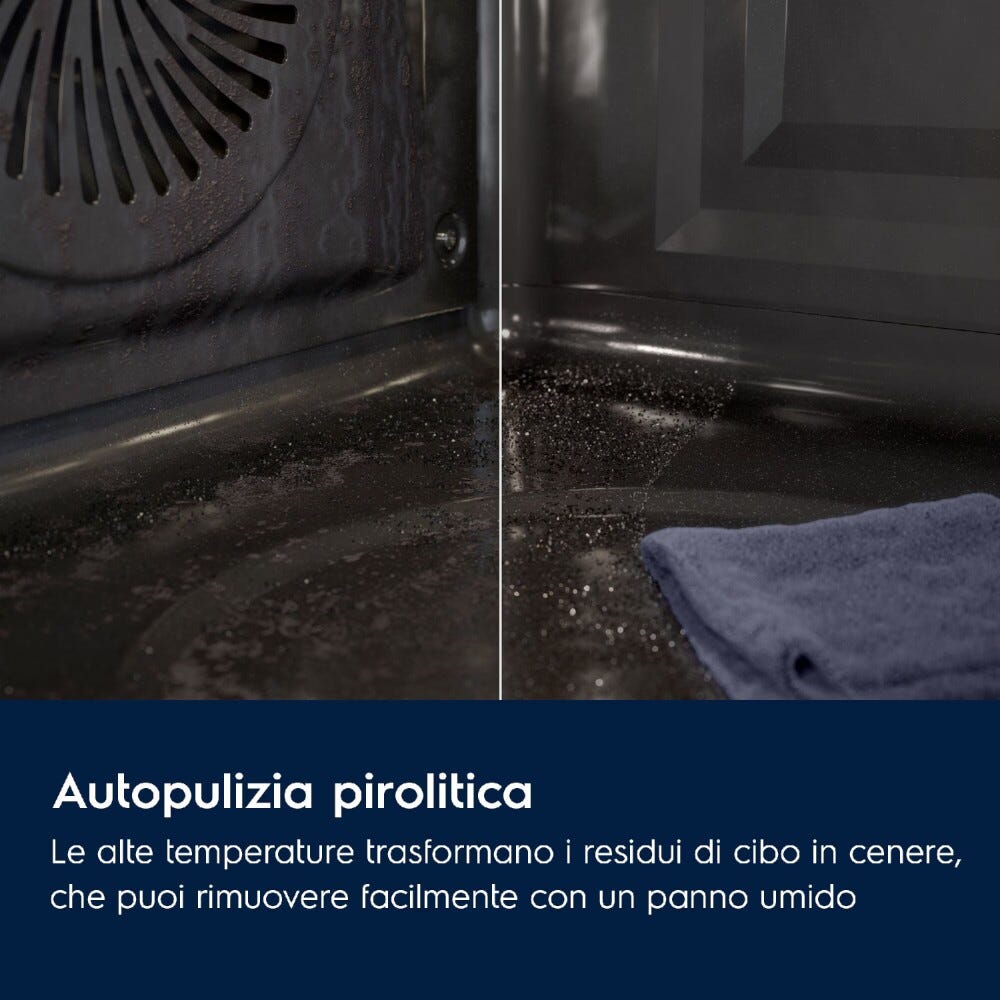 Electrolux EOF4P46TX2 Serie 500 SurroundCook® Forno multifunzione - pirolitico cm. 60 - inox antimpronta