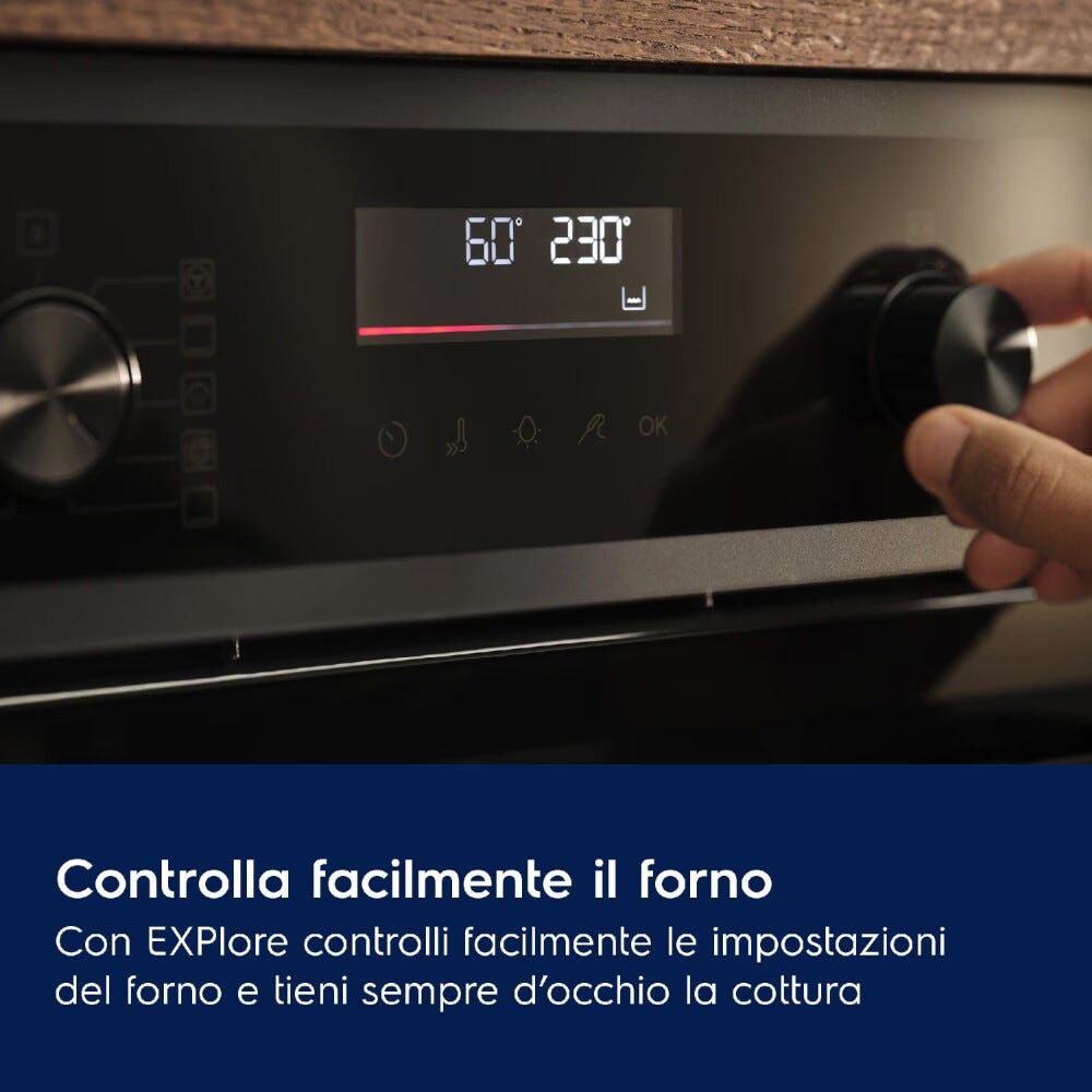 Electrolux EOF4P46TX2 Serie 500 SurroundCook® Forno multifunzione - pirolitico cm. 60 - inox antimpronta