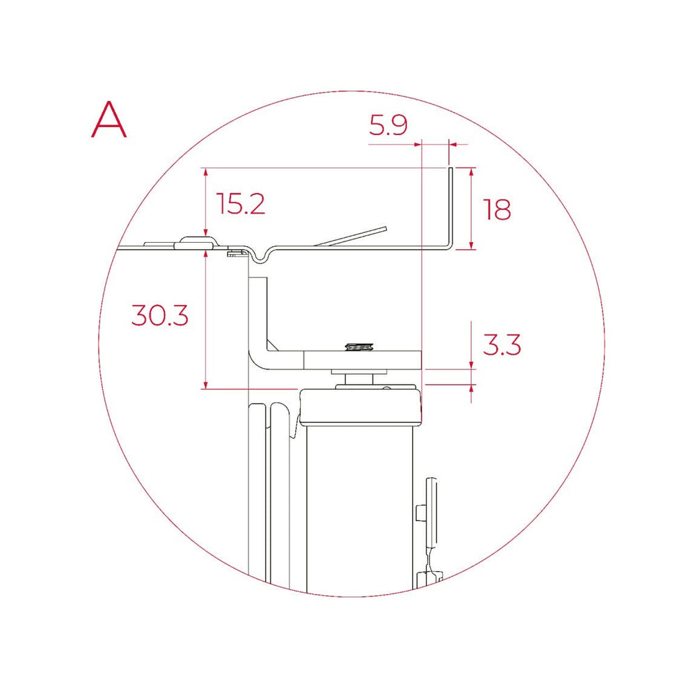 Teka RBF 43345 FI Frigorifero con congelatore da incasso cm. 54 h. 179 - lt. 271