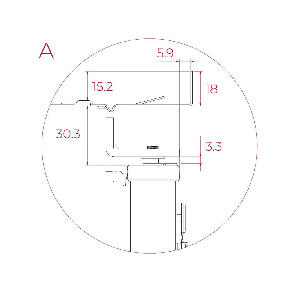 Teka RBF 43345 FI Frigorifero con congelatore da incasso cm. 54 h. 179 - lt. 271