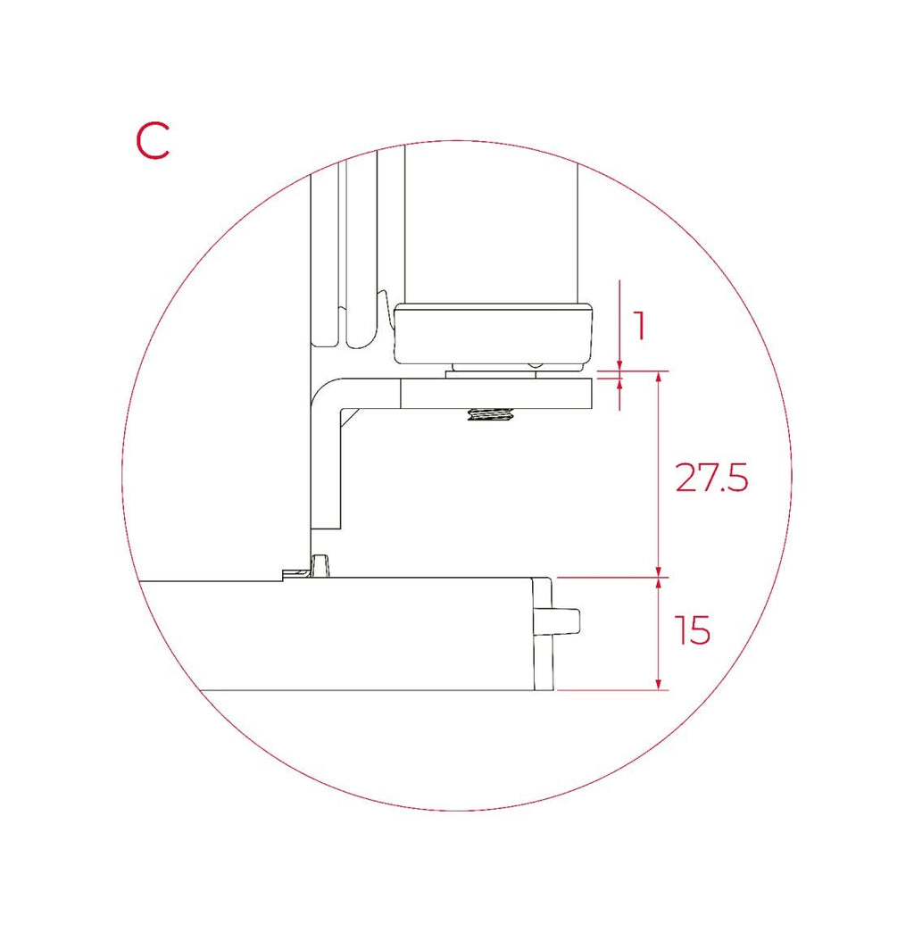 Teka RBF 43345 FI Frigorifero con congelatore da incasso cm. 54 h. 179 - lt. 271