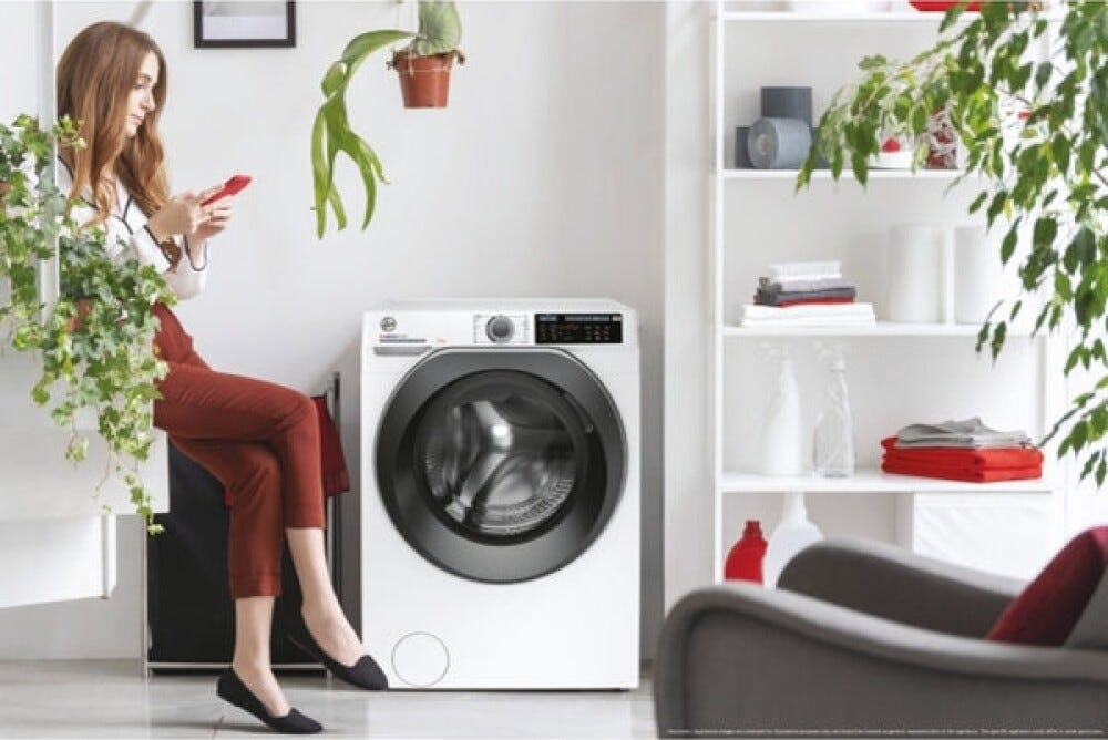 Hoover HW 28AMC7/1-S H-WASH 500 Lavatrice cm. 60 - capacità 8 kg - bianco