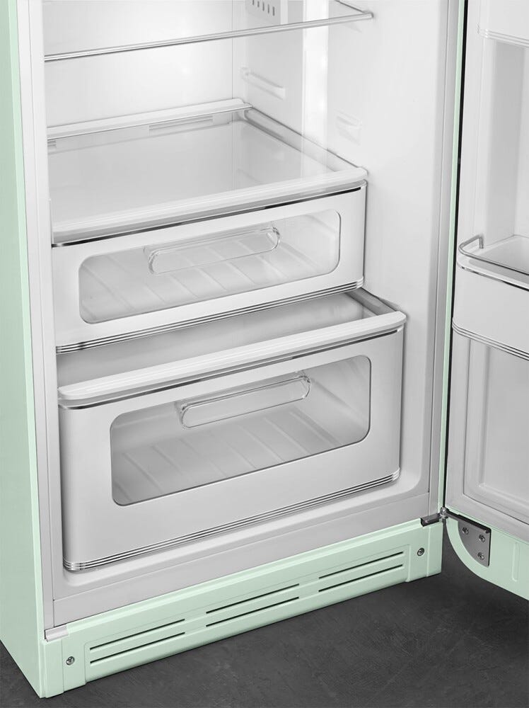 Smeg Selection FAB30RPG6 50's Style Frigorifero con congelatore a libera installazione cm. 60 h. 172 - lt. 294 - verde pastello lucido