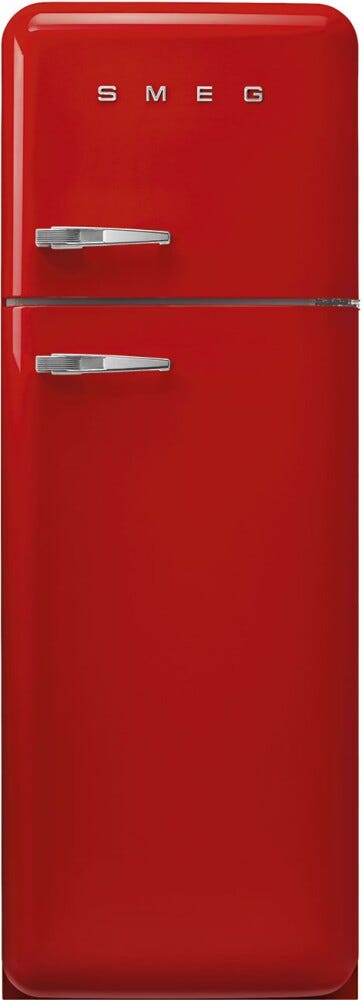 Smeg Selection FAB30RRD6 50's Style Frigorifero con congelatore a libera installazione cm. 60 h. 172 - lt. 294 - rosso lucido