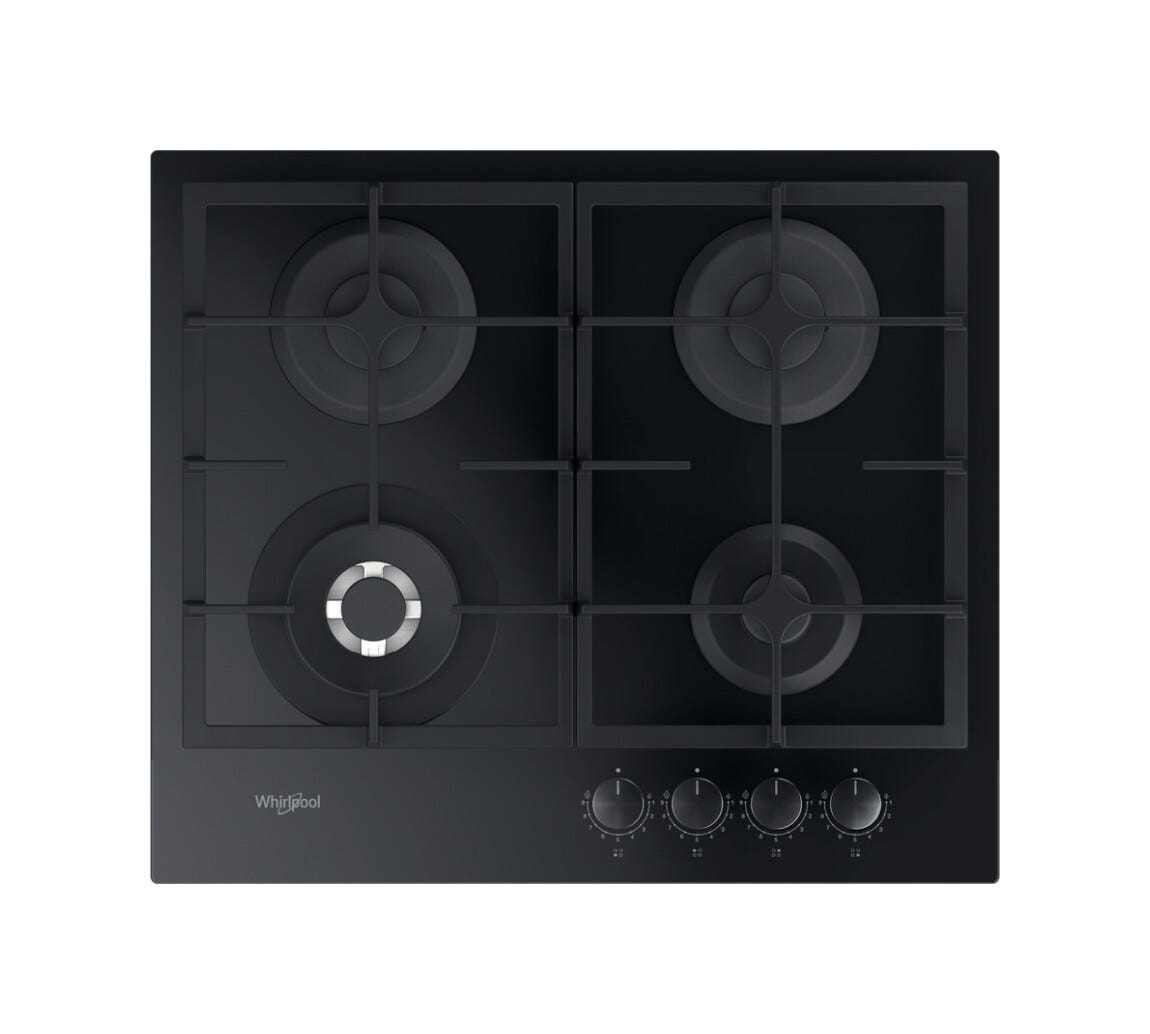 Whirlpool GOFL 629/NB1 Piano cottura a gas cm. 59 - nero