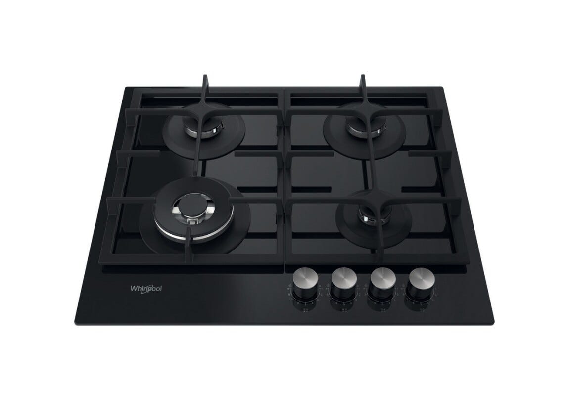 Whirlpool GOFL 629/NB1 Piano cottura a gas cm. 59 - nero