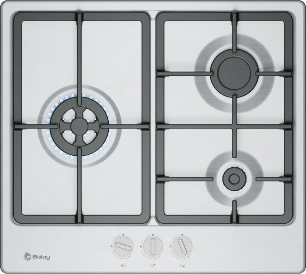 Balay 3ETX563CB Piano cottura a gas cm. 60 - inox