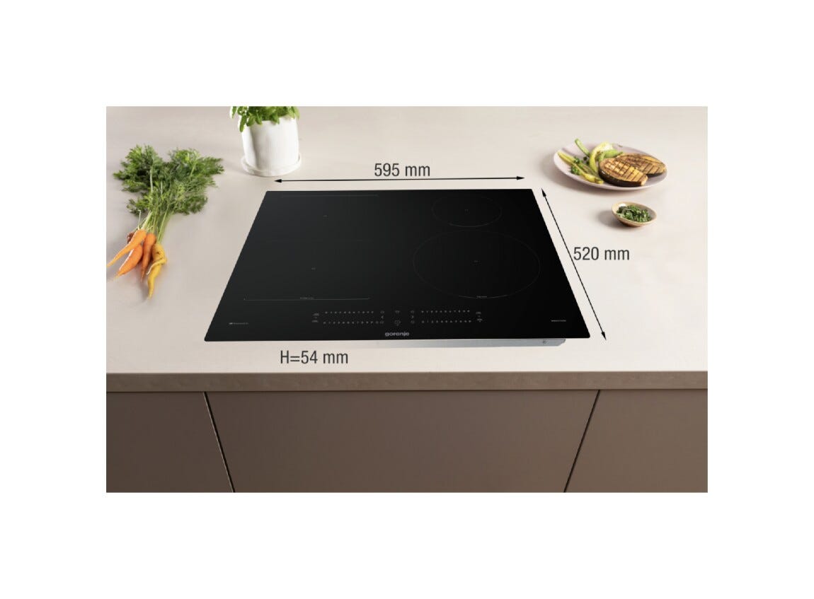 Gorenje GI6432BSCWF G600 Piano cottura a induzione cm. 60 - vetroceramica nero