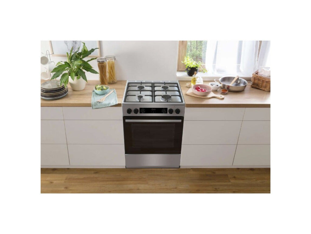 Gorenje GK6C4XF G600 Cucina da accosto cm. 60 - 4 zone a gas + 1 forno elettrico - grigio